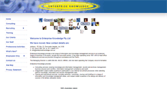 Desktop Screenshot of enterpriseknowledge.com.au